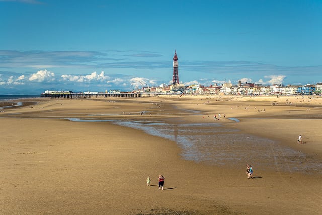 Blackpool beach