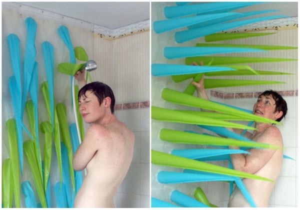 Green Warrior Shower Curtain